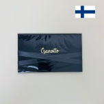 VELVET CARD OSANOTTO - BLACK